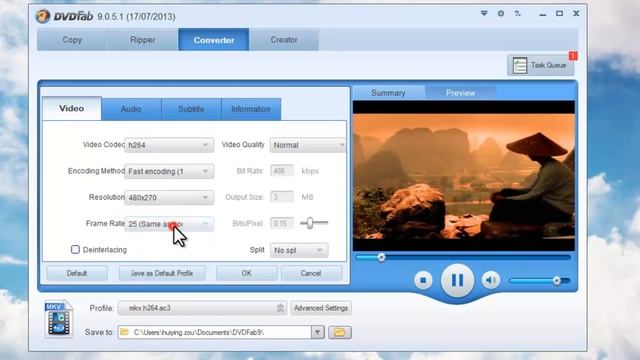 How to convert MP4 to MKV with DVDFab Video Converter смотреть онлайн