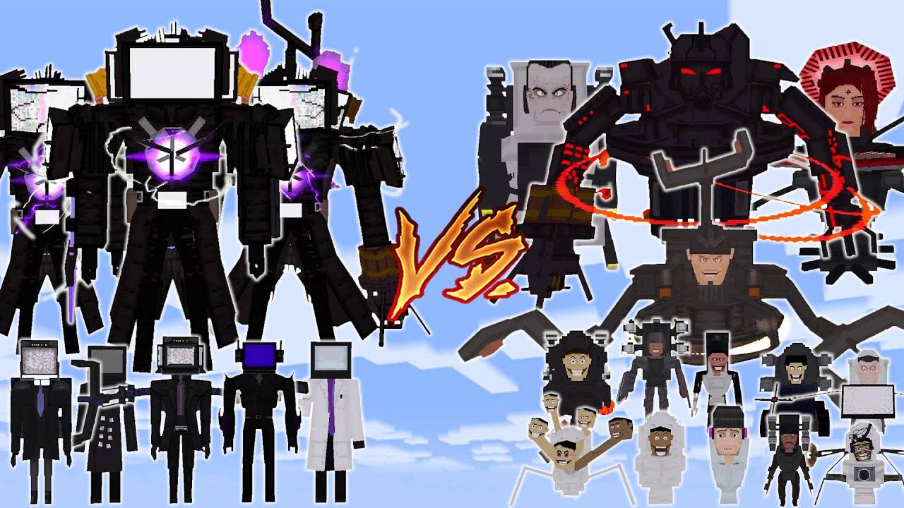 ЭВОЛЮЦИЯ АПГРЕЙДА TV MAN ПРОТИВ СКИБИДИ ТУАЛЕТА, ASTRO MOD MINECRAFT смотреть онлайн