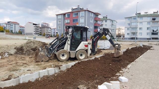 Hidromek 62SS Arka Bekoyla Toprak Tesviyesi || Hidromek Mini Backhoe Loader