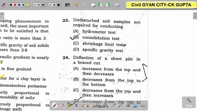BPSC AE 03/2020 /PAPER-V SOLUTION/ANSWER KEY смотреть онлайн