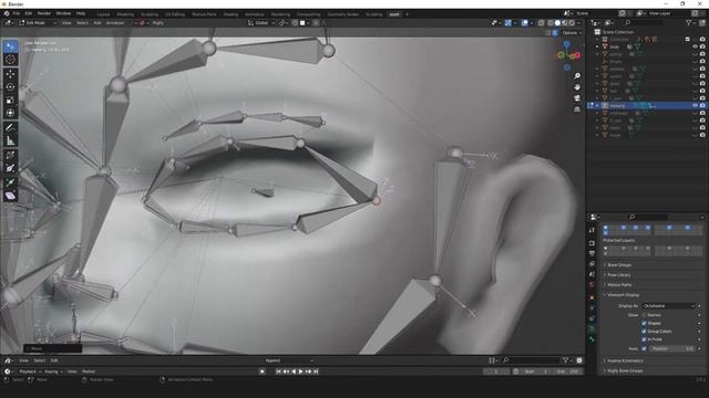 Quick Start Blender #การริกหน้าและตัว ด้วย Rigify смотреть онлайн