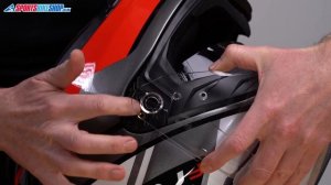 How to change a visor: HJC F70 motorcycle helmet