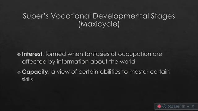 Theories of Career Development смотреть онлайн