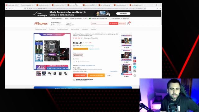 URGENTE!! PLACA DE VÍDEO POR 270 REAIS NO ALIEXPRESS, KIT XEON BARATO E RYZEN COM CUPOM! смотреть онлайн