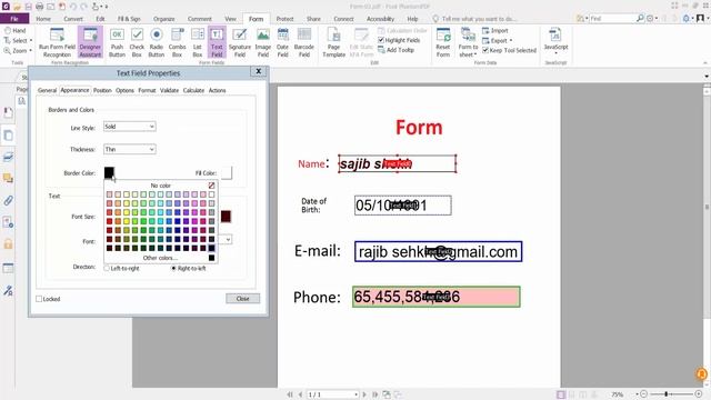 How to Edit Text in a Fillable PDF Form using Foxit PhantomPDF смотреть онлайн