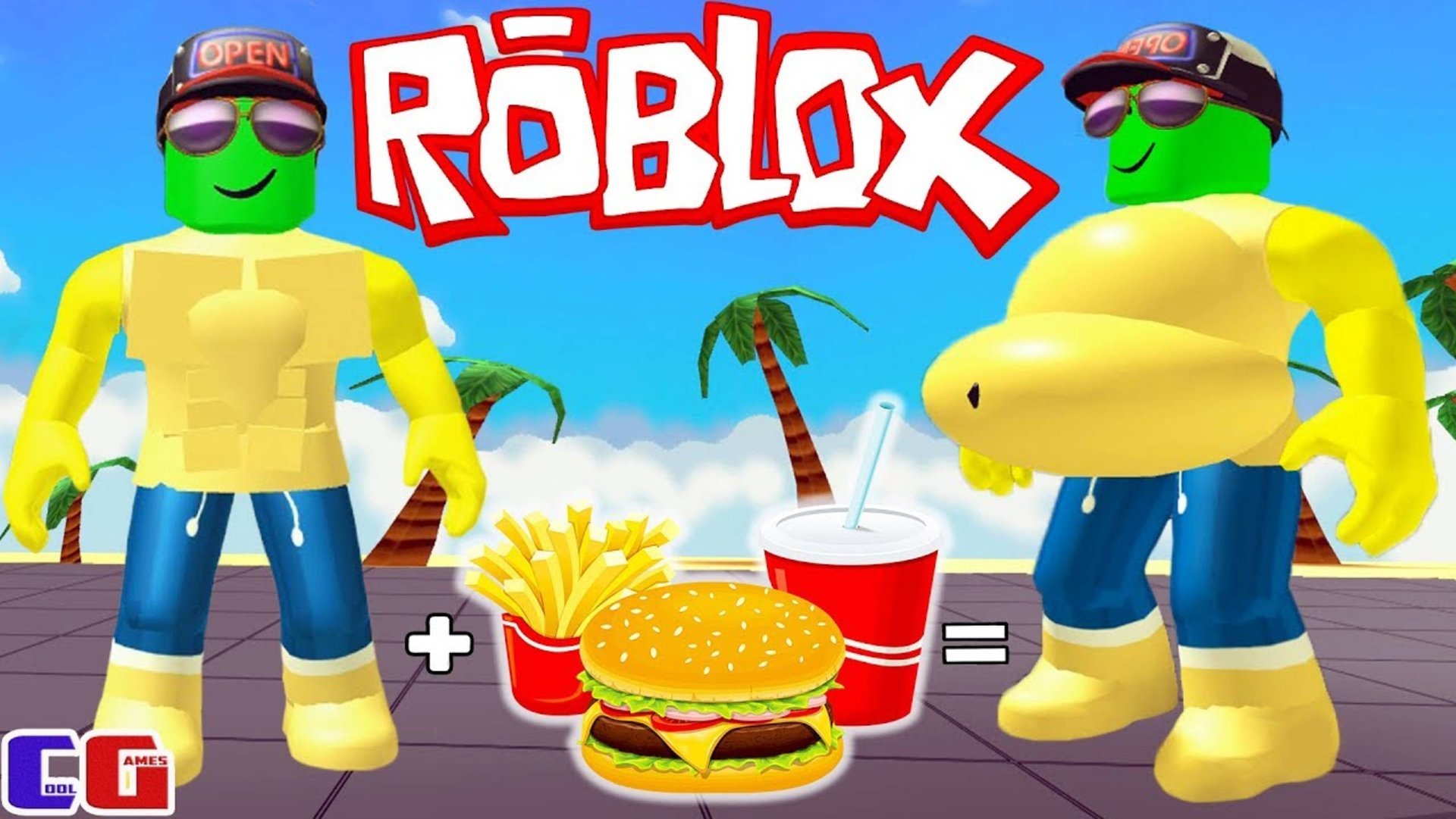 Я НАЧИНАЮ ТОЛСТЕТЬ! СИМУЛЯТОР ТОЛСТЯКА в Roblox Мультяшная игра для детей EATING SIMULATOR смотреть онлайн