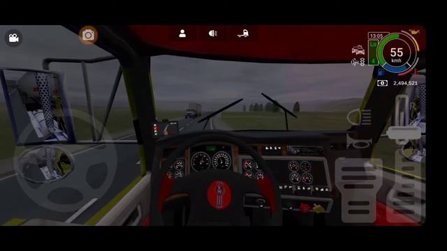 Grand Truck Simulator 2 Android Gameplay (gts 2) Kenworth T800 Skin