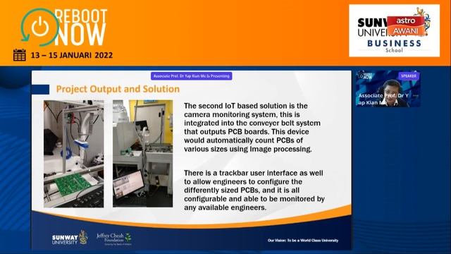 RebootNow2022: IR4.0 AWS Digital Cloud System To Improve Productivity For Smart Factory