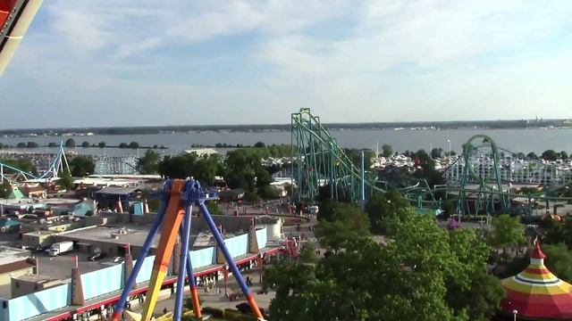Cedar Point парк, Sandusky, Ohio. Work and Travel USA смотреть онлайн