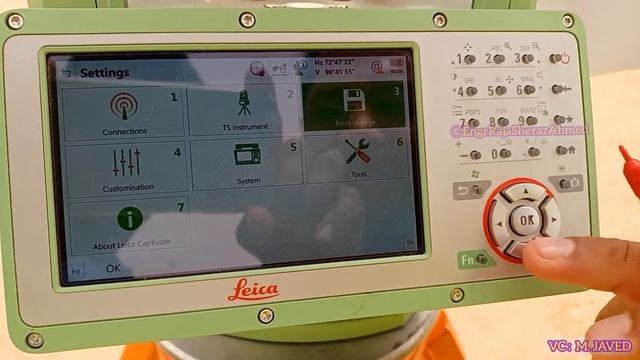 How to Change Coordinates Format in Leica TS 10 || Easting Northing смотреть онлайн
