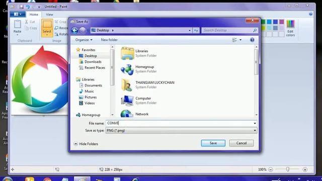 How to convert PNG to JPEG format, easy method смотреть онлайн