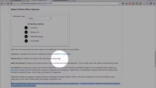 TEACHER PERSPECTIVE - Create an Online Assignments in Canvas: Text, URL & GoogleDocs, Media & Files смотреть онлайн