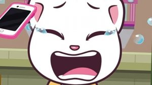 (Talking Tom And Friends Minis) 20009 Angela Crying 😭 🔊