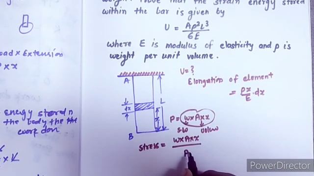 Strain energy stored within the bar. смотреть онлайн