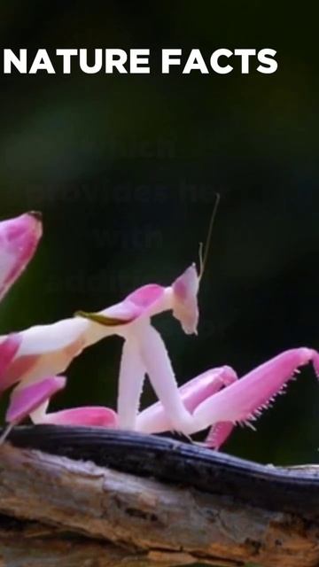 Nature's Unseen Drama: Orchid Mantis' Shocking Love Story 🌸💔 #facts #naturefacts #orchidmantis
