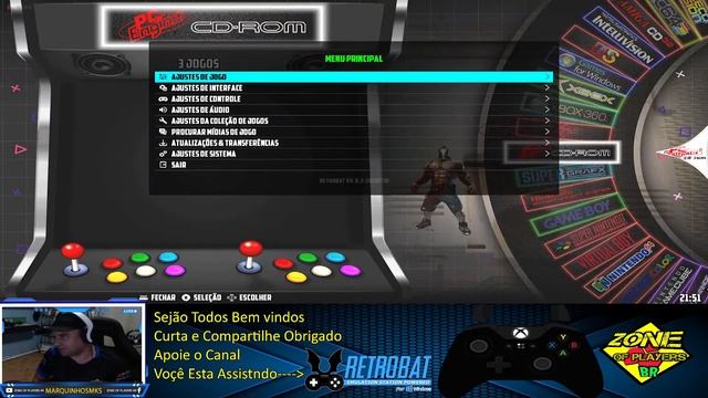 Live: Retrobat O Melhor!!! Tema RQ FULL V4 (Download do Tema Canal RQ Games) Link na Descrição!! смотреть онлайн