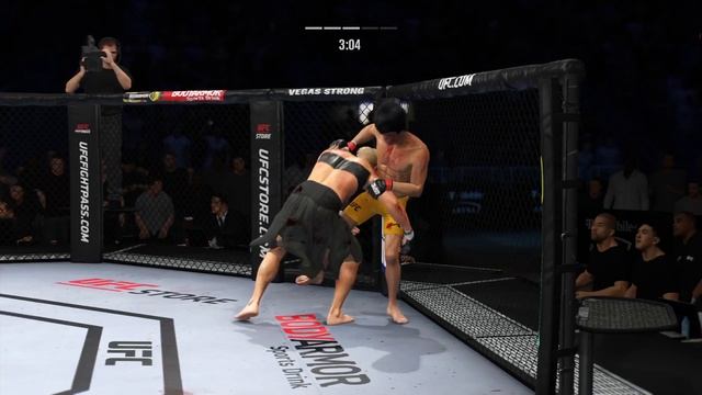 UFC4 Bruce Lee vs Stefania Ferrario EA Sports UFC 4 смотреть онлайн