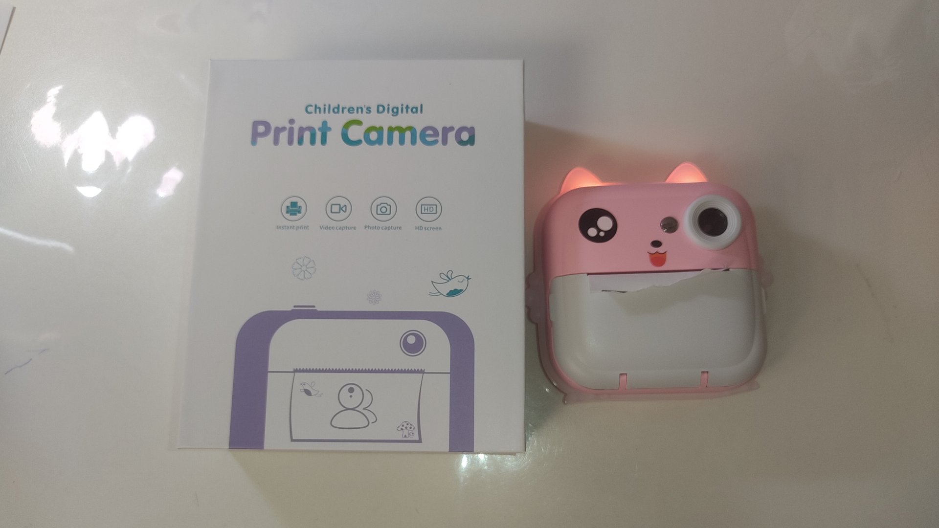Детский фотоаппарат с моментальной печатью смотреть онлайн