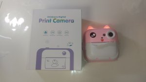 Детский фотоаппарат с моментальной печатью