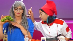 Кулинарный Челлендж: Уэнсдей Против Бабушки | Битвы с Едой от ToonDO Challenge