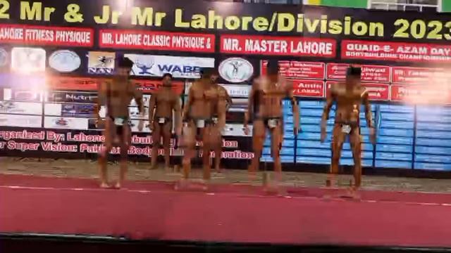 75 Kg Junior Class | Mr Lahore Classic Physique 2023 | Live Bodybuilding Competition