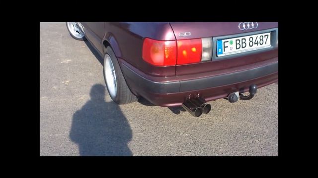 Audi 80 B4 2,3E Komplettanlage ab KAT смотреть онлайн