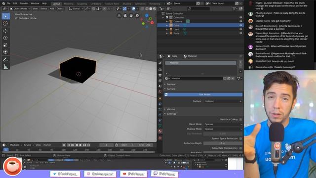 Outliner, Denoise, Voxel Remesh 🤯 Blender Today Live #73 смотреть онлайн