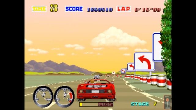 Turbo OutRun Arcade Version Gameplay смотреть онлайн