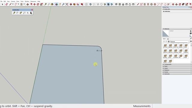 How to fillet in Sketchup without plugins смотреть онлайн
