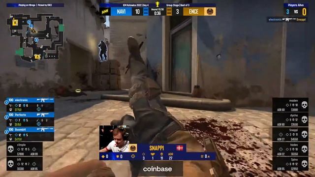 (ENG) - 1 карта - NAVI vs ENCE - IEM XVI Katowice, Group B, Upper Bracket, Round 1 смотреть онлайн