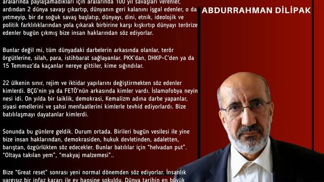 İnsan hakları mı dediniz - Abdurrahman Dilipak смотреть онлайн