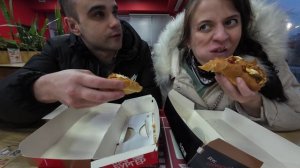 МУКБАНГ НАРЕЗКИ ЛУЧШЕЕ - ВКУСНЫЕ ХОД - ДОГИ НА ЗАПРАВКЕ  / МОСКВА / MUKBANG АСМР 12. 03. 2025