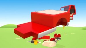 Мультики для малышей и видео про игрушки: игрушечный Грузовичок Лева представляет Пазлы с машинками!