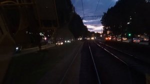 Поездка на трамвае №262 по маршруту 9 от Ул. Селезнёва до Школы №57. Город Краснодар