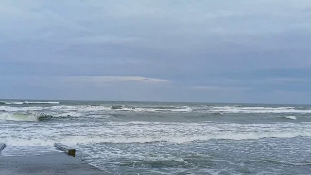 Зеленоградск. Открытое море. Морской прибой смотреть онлайн