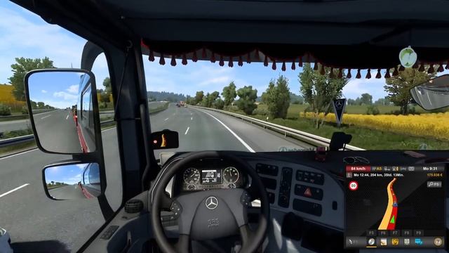 Tour mit dem Mercedes-Benz Actros MP3 | Euro Truck Simulator 2 #2 смотреть онлайн