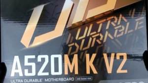 GIGABYTE A520M K V2 🎯 Motherboard Unboxing and Overview