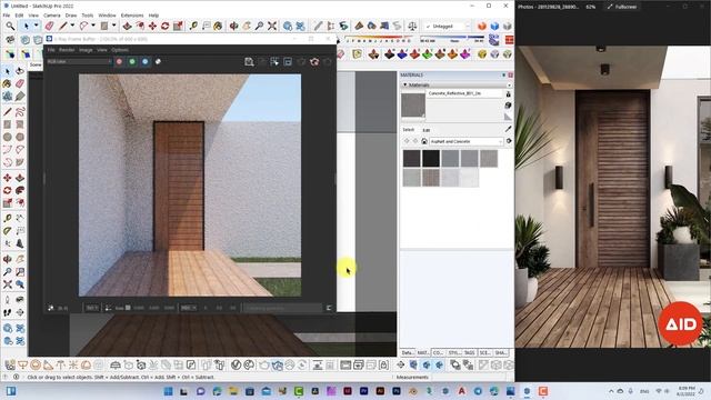 V-RAY FOR SKETCHUP | EXTERIOR 002 (OUTDOOR ENTRANCE) смотреть онлайн