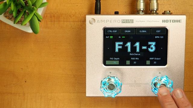 Hotone Ampero MINI Amp Modeler / Effects Processor