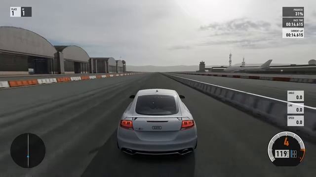 Forza Motorsport 7 2010 Audi TT RS Coupe Mile Drag смотреть онлайн