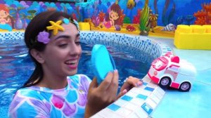Сундук Русалки и подарок для машинки Робокар Поли — Видео для детей — Игры для девочек