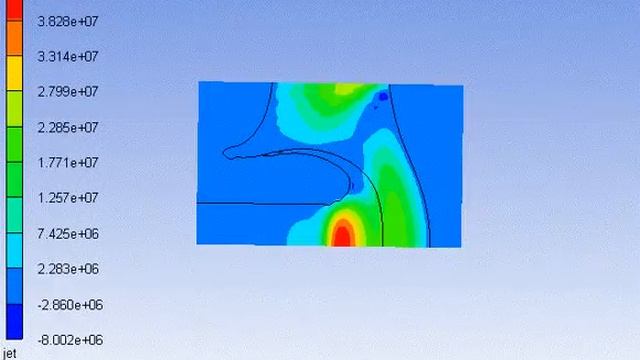 Pressure Variations in Jet Machining- ANSYS Autodyne смотреть онлайн