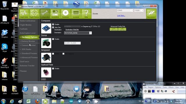 AC3.0 CompassMot Setup смотреть онлайн