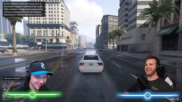 We RACED Our Real Life Cars In GTA 5! смотреть онлайн