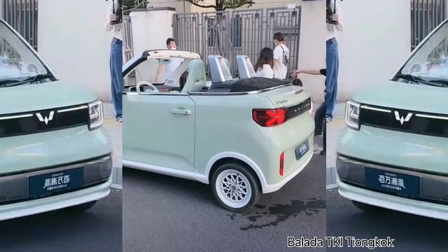 Wuling Mini EV Cabrio saudaranya Wuling AirEv смотреть онлайн