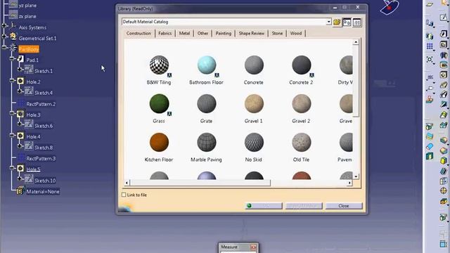 Assign / remove material and measure weight : Comparing NX and CATIA commands смотреть онлайн