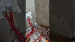Провели отопление в доме . Установили унибокс (РТЛ) отдельно для теплого пола в санузле