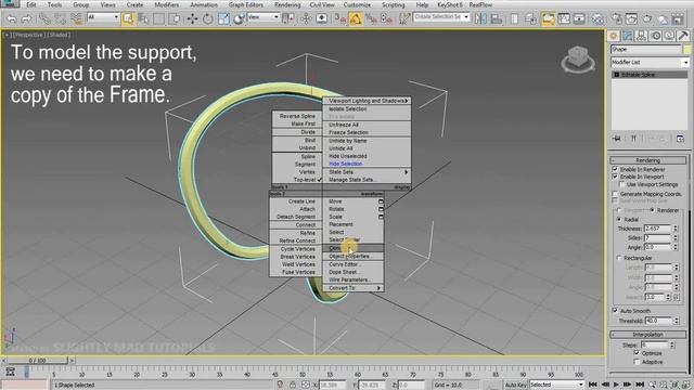 Creating A Modern Chair - 3ds max tutorial смотреть онлайн