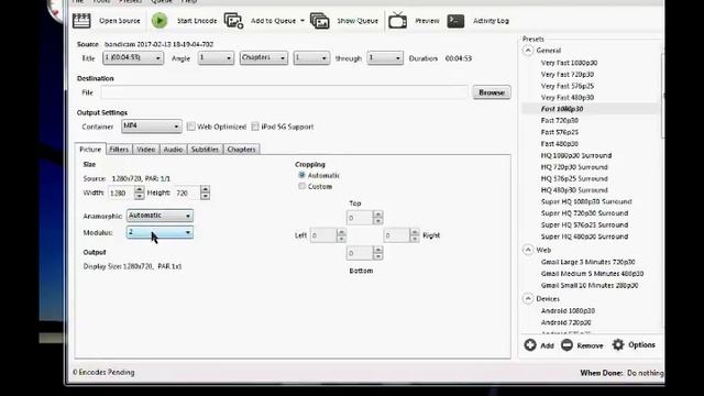 Как пользоваться программой HandBrake