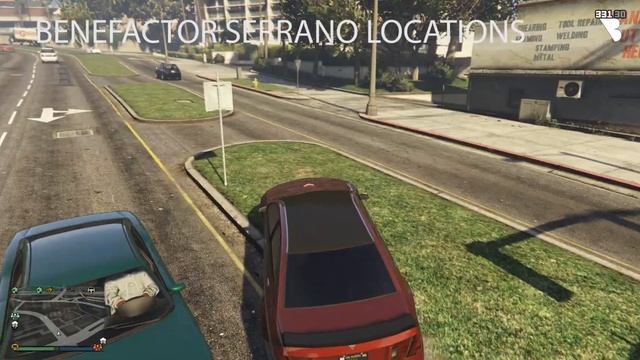 GTA Online Benefactor Serrano Location 2017
